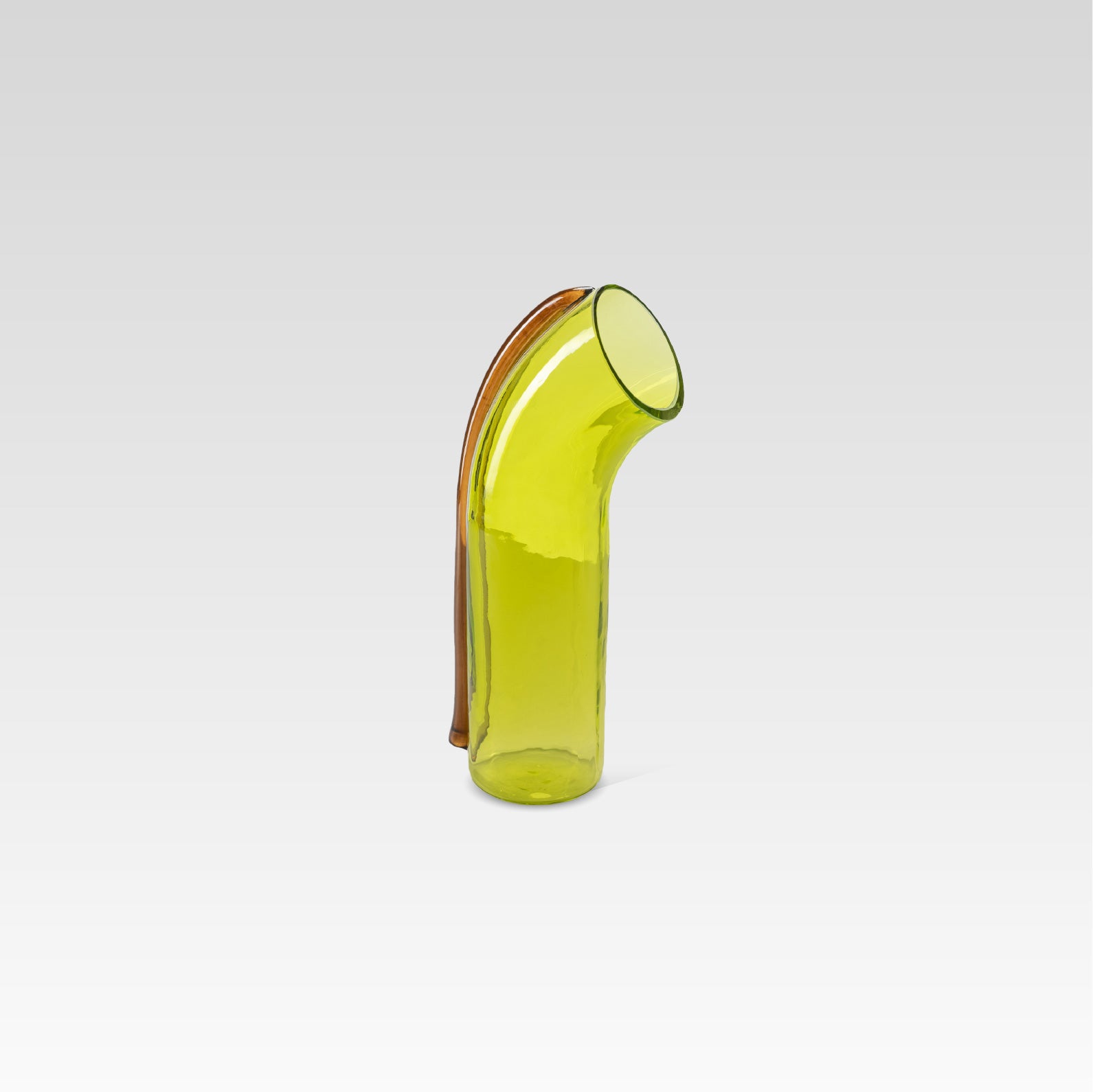 NESSIE Carafe - Lime with Brown Stripe