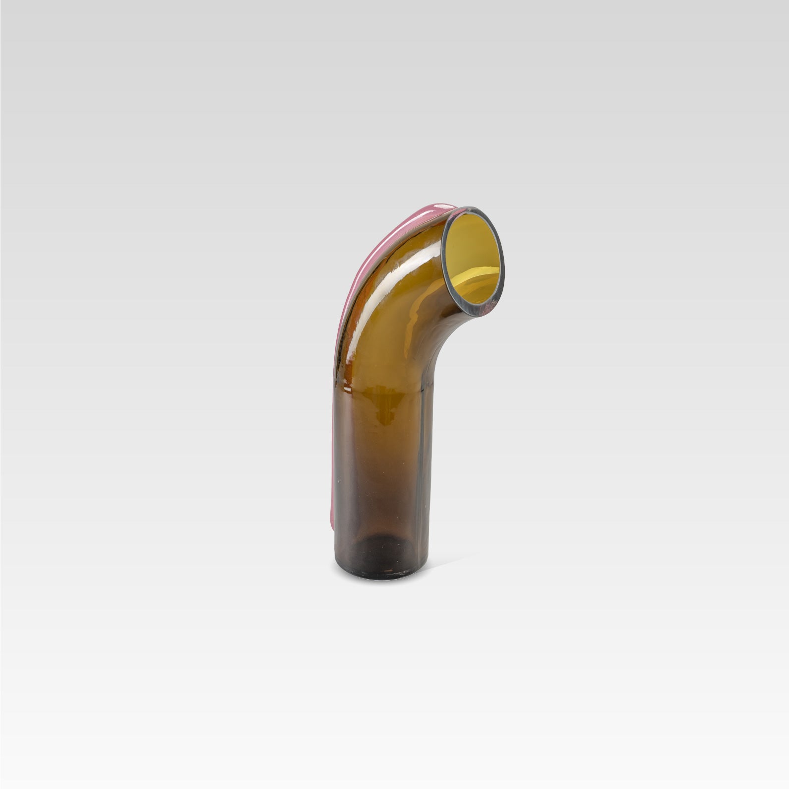 NESSIE Carafe - Olive with Pink Stripe