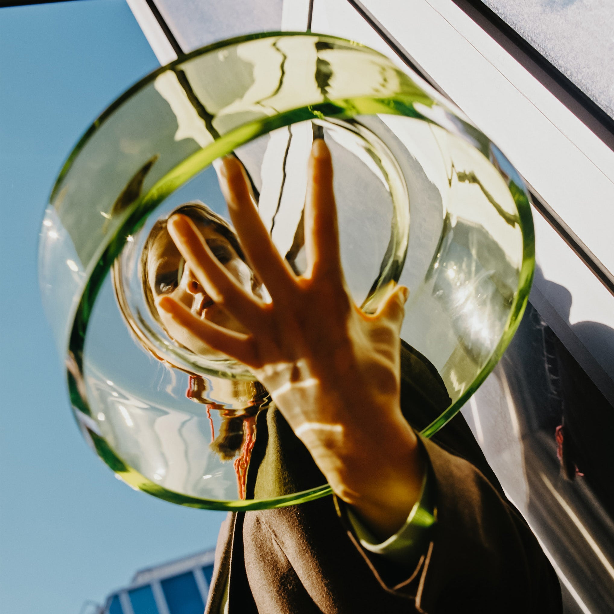 WET BOWL, MEDIUM LIME, With Person